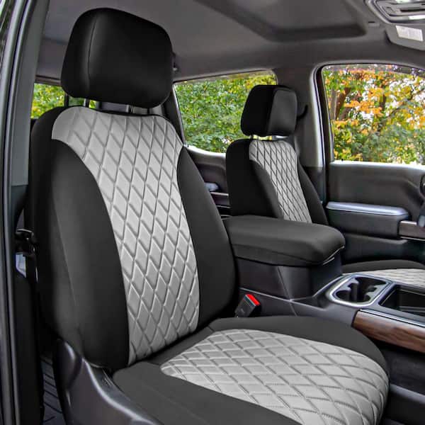 Neoprene Custom Fit Seat Covers for 2019-2022 Chevrolet Silverado 1500 2500HD 3500HD WT to Custom to LT