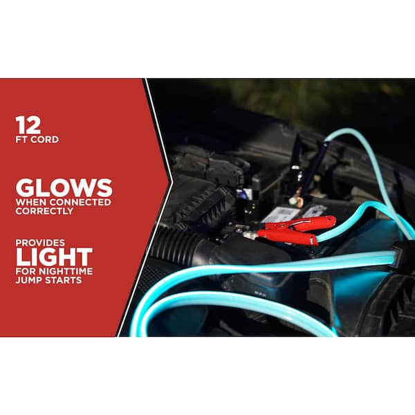 12 ft. 8-Gauge 145 Amp Blue Cables