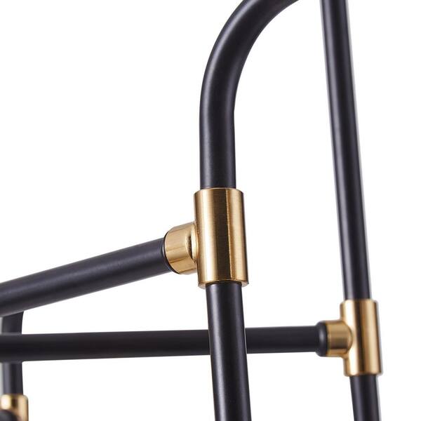 Modern 47.2 in. 12-Light Sputnik Gold Chandelier Industrial Pendant Ceiling Light Fixture