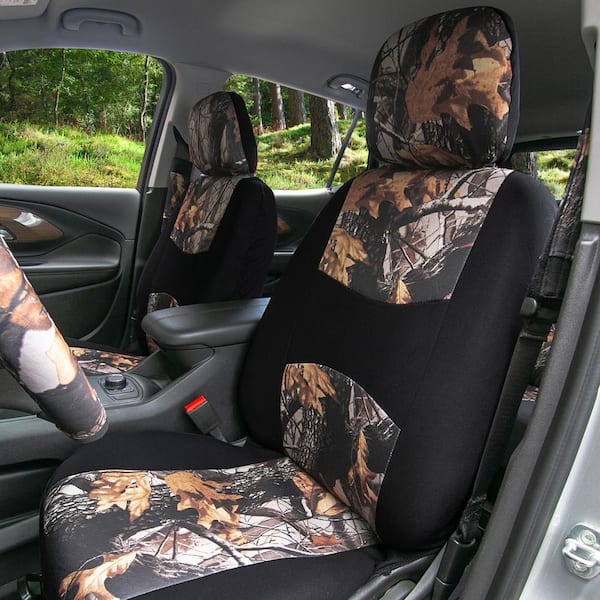 Buck59 47 in. x 1 in. x 23 in. Hunting Inspired Print Trim Seat Covers - Combo Full Set