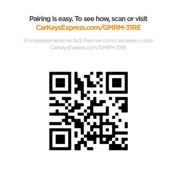 Replacement GM Remote - 3 Buttons (Lock, Unlock, and Panic)