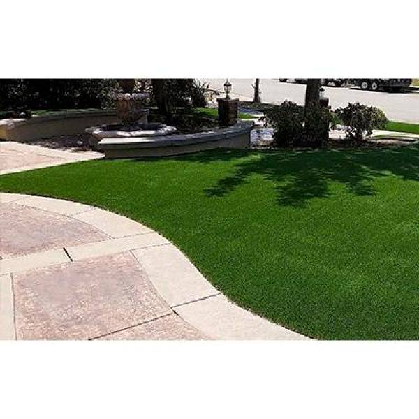 Eco 108 Pine + Bamboo Green 15 ft. Wide x Cut to Length Green Artificial Grass Carpet