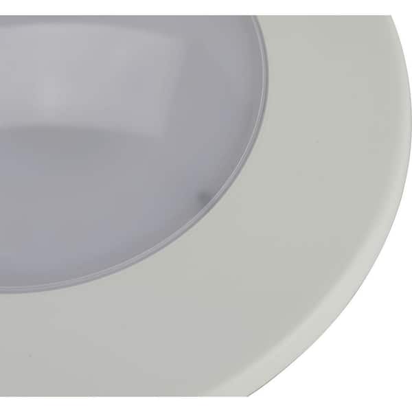 7-1/2 in. LED Slim Flush Mount 17-Watt White Integrated LED Surface Mount