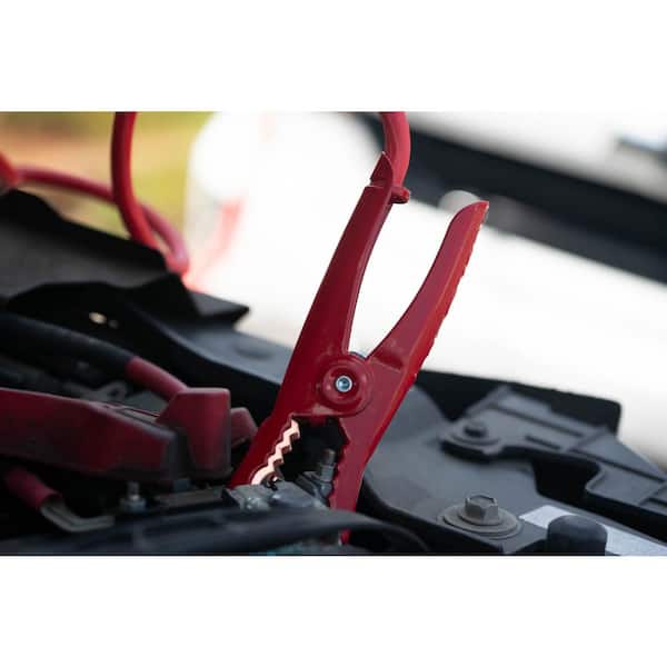 16 ft. 4-Gauge 400 Amp Red Booster Cables