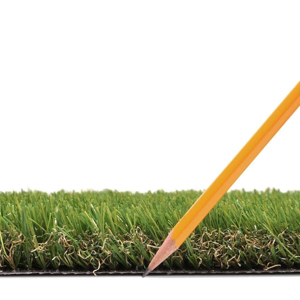 Washington 7.38 ft. x 8.76 ft. Green Artificial Grass