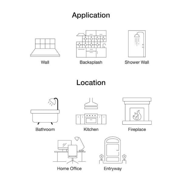 LuxeCraft Arteko Antique White 3 in. x 12 in. Glazed Ceramic Wall Tile (12 sq. ft./Case)