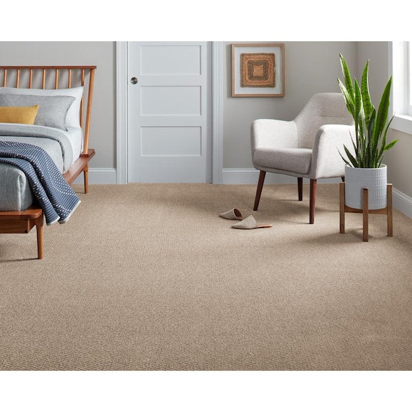 Pretty Penny  - Highlander - Brown 50 oz. Triexta Pattern Installed Carpet
