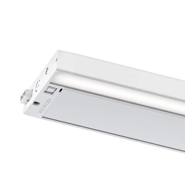 6U Series 30 in. LED Textured White Under Cabinet Light