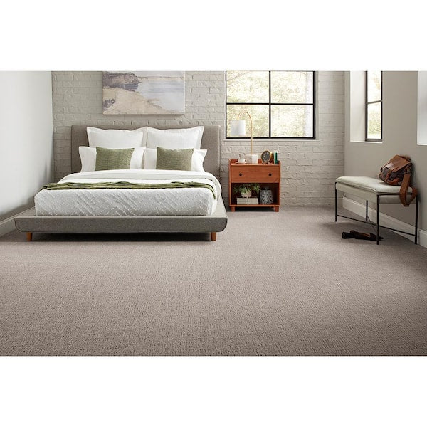 Lake Mohr  - Winter Bark - Brown 45 oz. Triexta Pattern Installed Carpet