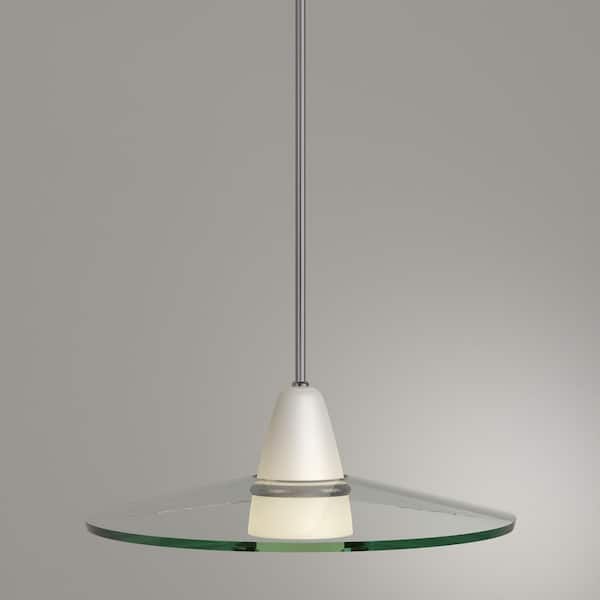1-Light Brushed Nickel Pendant