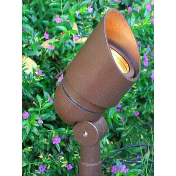Low Voltage Rust Outdoor Landscape Directional Bullet Spotlight