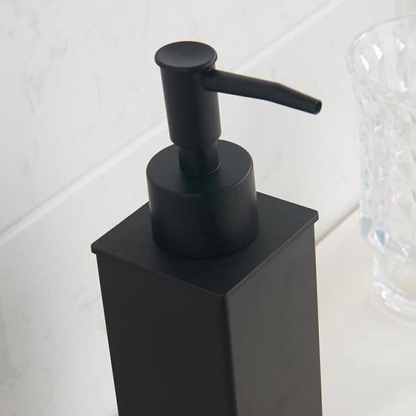 General Hotel Freestanding Soap Dispenser in Matte Black