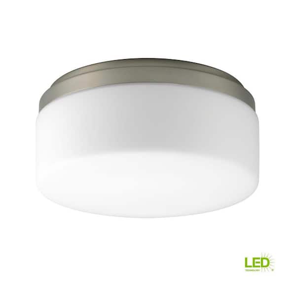 Maier LED Collection 20.5-Watt Brushed Nickel Integrated LED Flush Mount