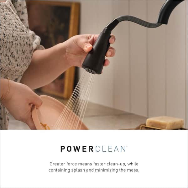 Adler Single-Handle Pull-Down Sprayer Kitchen Faucet with Power Clean and Reflex in Spot Resist Stainless