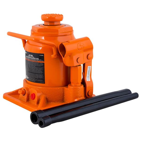 20-Ton Shorty Hydraulic Bottle Jack with Pump Handle