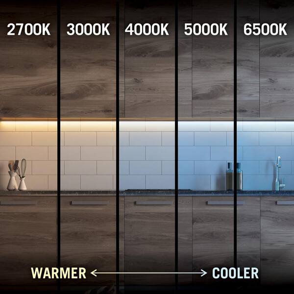 RibbonFlex Pro 65.6 ft. Hardwired 4000K Warm White 24-Volt 60 LED/m Integrated LED Under Cabinet Strip Light 20M