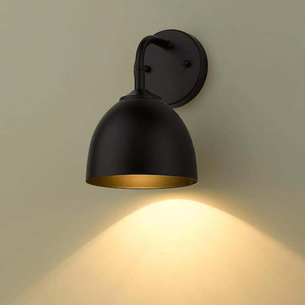 Zoey 4.75 in. Matte Black Sconce