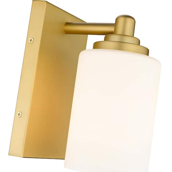 Soledad 1-Light Brushed Gold Wall Sconce
