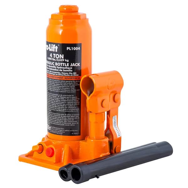 4-Ton Hydraulic Bottle Jack with Pump Handle