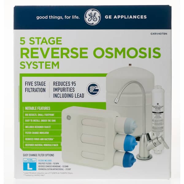 Under Sink 5 Stage Premium Reverse Osmosis Water Filtration System
