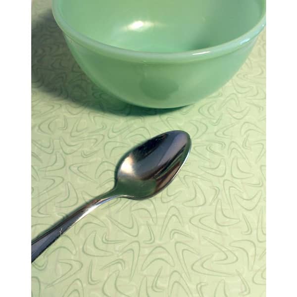 4 ft. x 8 ft. Laminate Sheet in Retro Renovation Delightful Jade with Virtual Design Matte Finish