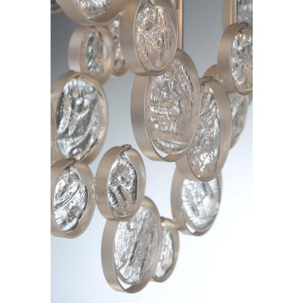 Trento 12-Light Champagne Silver Chandelier