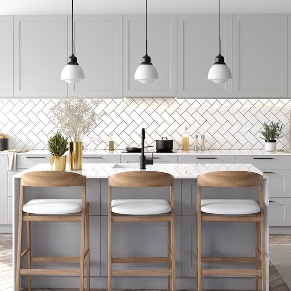 Brooks 1-Light Blackened Bronze Pendant with White Milk Glass Shade