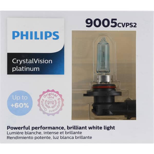 CrystalVision Platinum 9005 White Headlight/Fog Light (2-Pack)