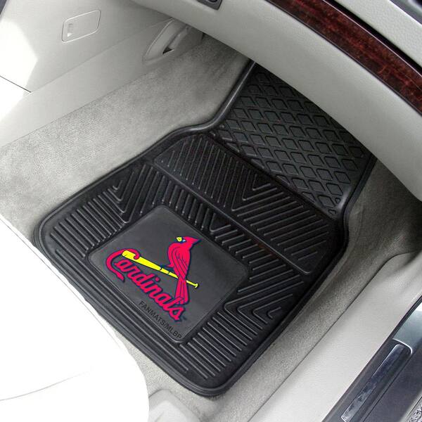 St. Louis Cardinals 18 in. x 27 in. 2-Piece Heavy Duty Vinyl Car Mat
