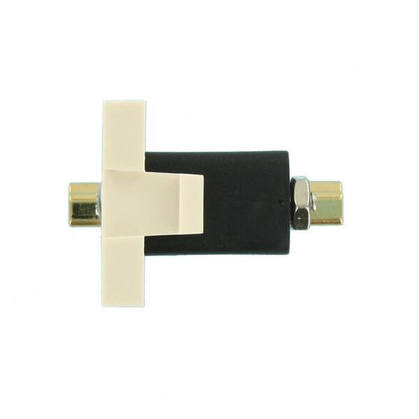 HDMI Feedthrough Multimedia Outlet System (MOS) Module, Light Almond