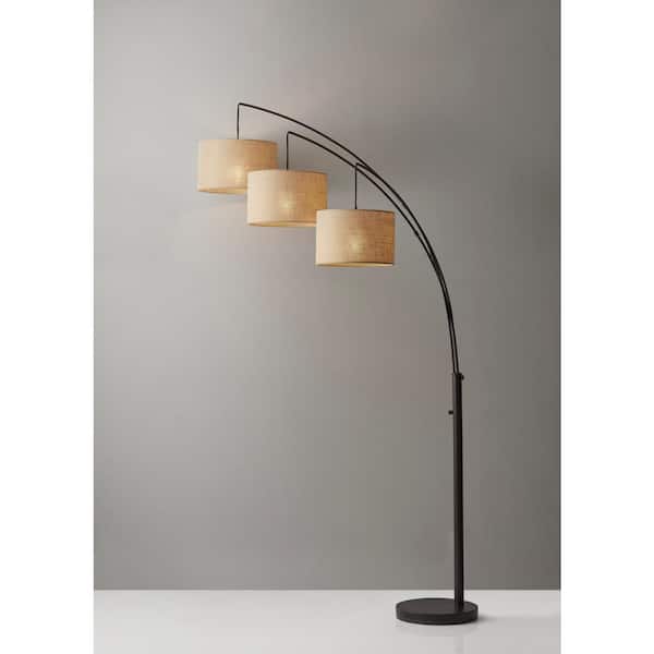 Trinity 82 in. Antique Bronze Arc Lamp