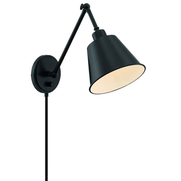 Mitchell 1-Light Matte Black Sconce