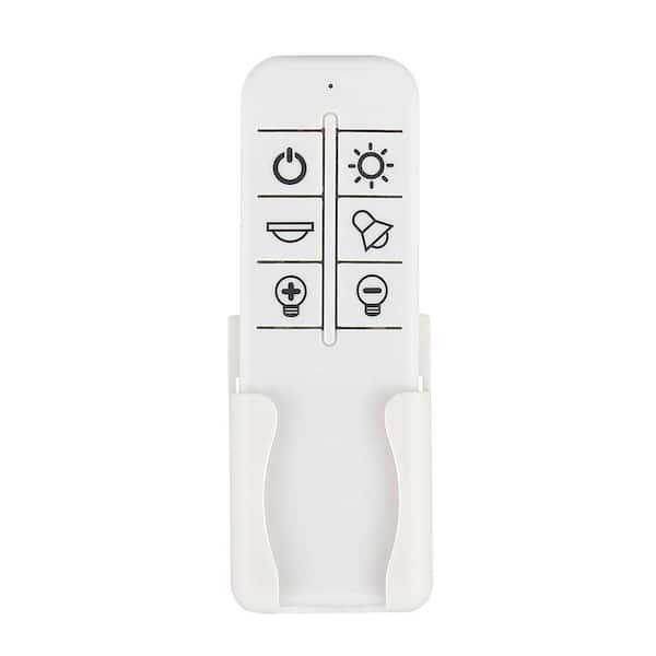 Greyrock 3.44 ft. 4-Light Brushed Nickel Integrated LED Fixed Track Lighting Kit with Rotating Heads & Flush Mount Light