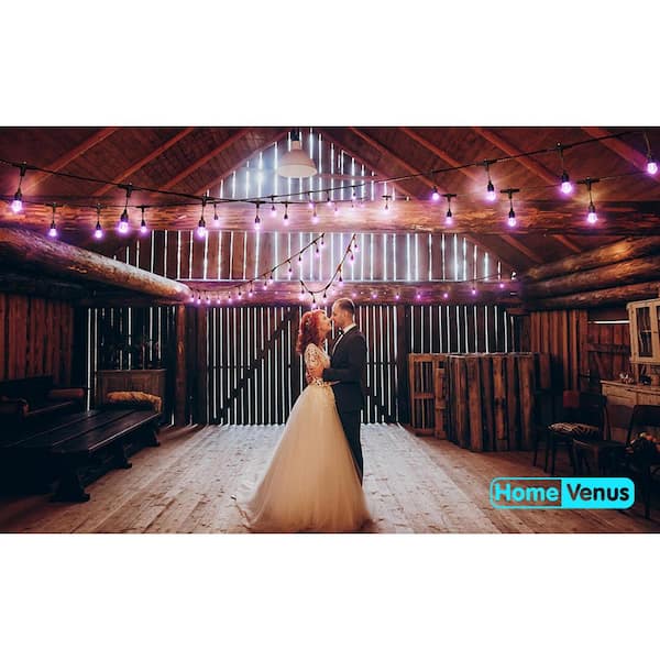 36 ft. Plug-In Color Change HVS Smart String Rope Lights, Bluetooth, 2.4GHz Wi-Fi, Alexa, Google Home, Mobile App