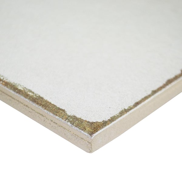 Santa Fe White 3.93 in. x 11.96 in. Polished Ceramic Wall Tile (10.76 sq. ft./Case)