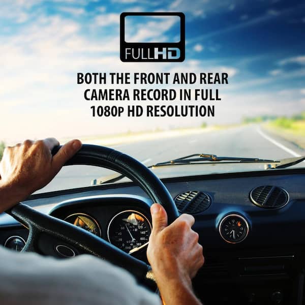 High Definition 1080p Dual Dashboard Camera