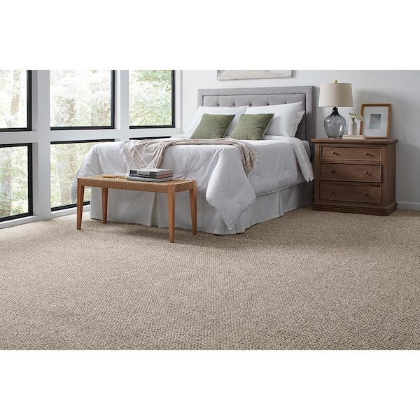 Lanwick  - Linen - Beige 19 oz. Polyester Pattern Installed Carpet
