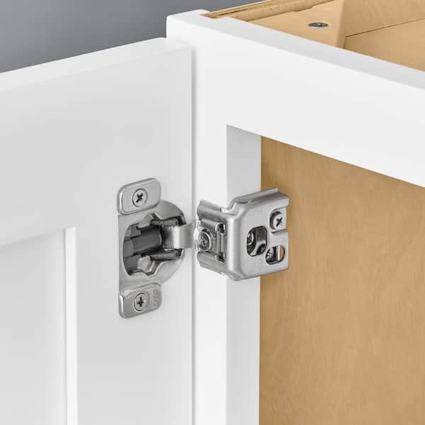 Avondale 30 in. W x 12 in. D x 18 in. H Ready to Assemble Plywood Shaker Wall Bridge Kitchen Cabinet in Alpine White