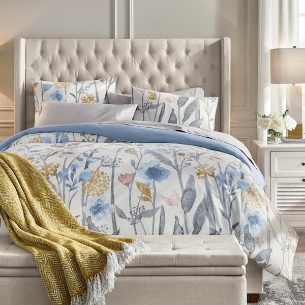 Jeffrey 29 in. Brass Gold/White Metal/Marble LED Table Lamp