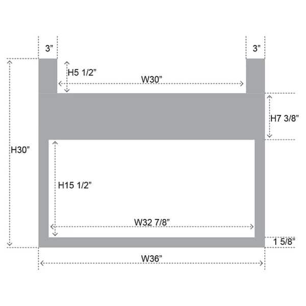 Lancaster Blue Plywood Shaker Stock Assembled Farm Sink Base Kitchen Cabinet 36 in. W x 24 in. D x 34.5 in. H