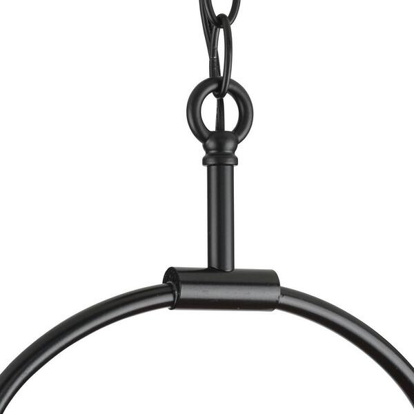 Union Square 7 in. 1-Light Antique Copper Hanging Pendant Light Lantern