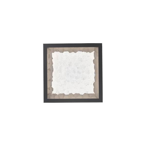 Hawthorne 4-Light Black LED Outdoor Flush Mount Light with Universal Voltage