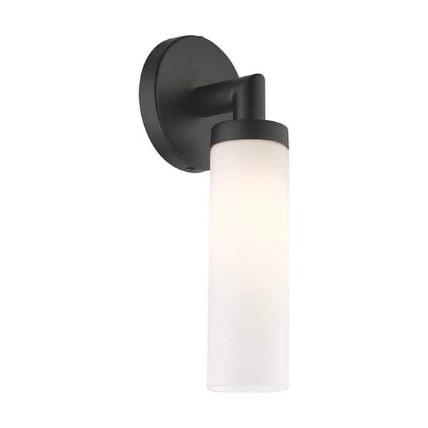 Aspen 1 Light Black ADA Single Sconce
