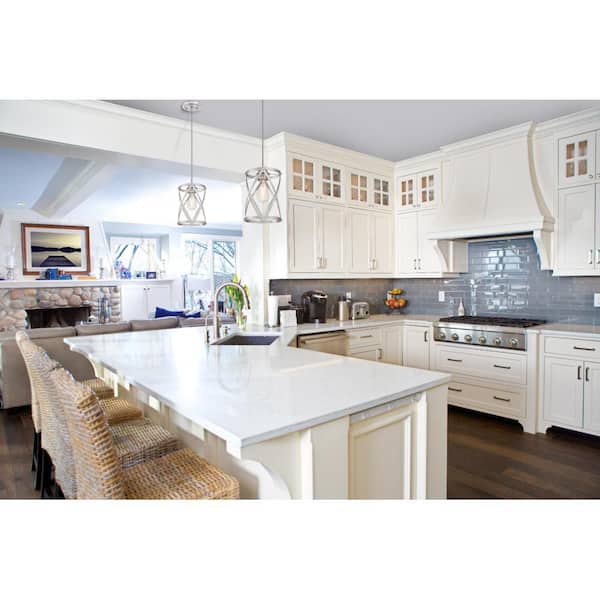 Isadora 1-Light Brushed Nickel Mini Pendant