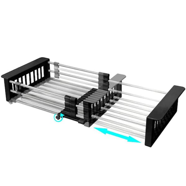 All-in-One Matte Black Finished Stainless Steel 33 in. x 22 in. Farmhouse Apron Mount Kitchen Sink with Faucet