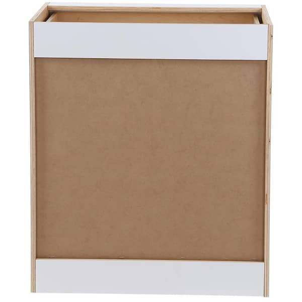 Cambridge White Shaker Assembled Base Kitchen Cabinet with Soft Close Full (30 in. W x 24.5 in. D x 34.5 in. H)