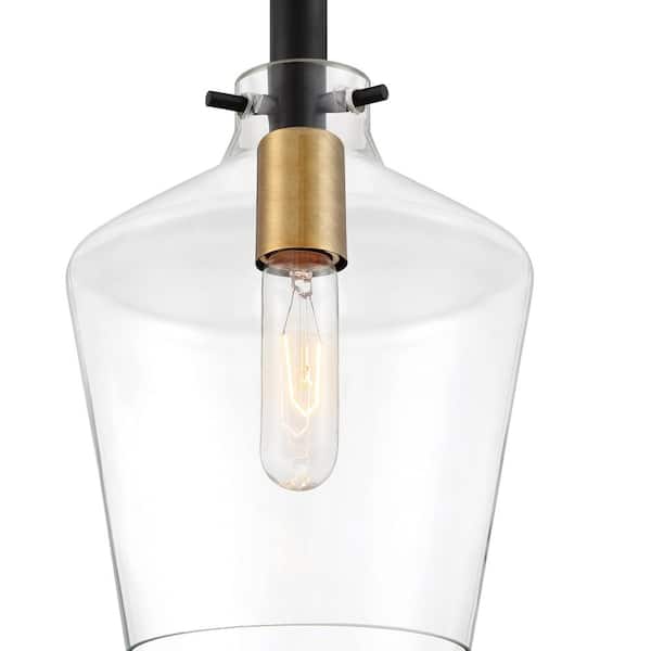 June 1-Light Earth Black Mini Pendant