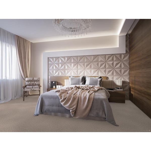 Matchless - Elk - Gray 24 oz. SD Polyester Texture Installed Carpet