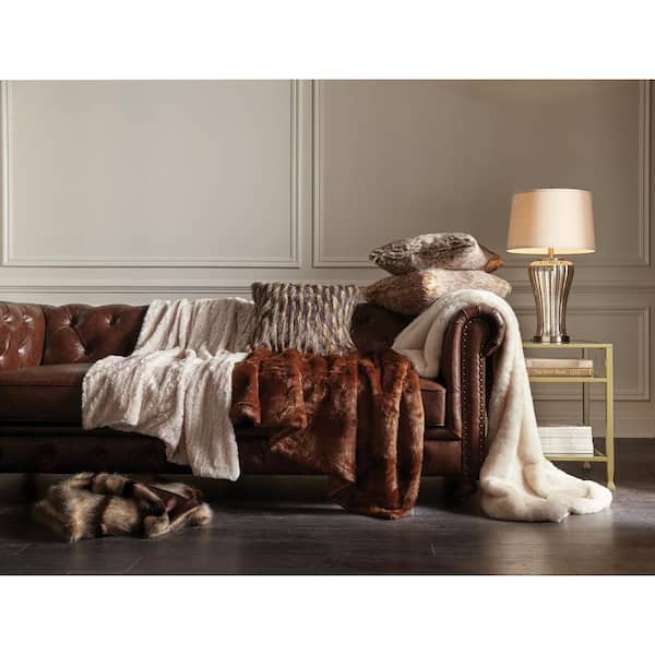 28.5 in. Mercury Glass Table Lamp with Brushed Steel Metal Accents