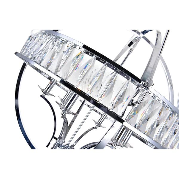 Arkansas 6 Light Chandelier With Chrome Finish